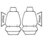 Neoprene Seat Covers for Toyota LandCruiser 200 Series GXL (Nov 2007–Jun 2021) – Front & Middle Set