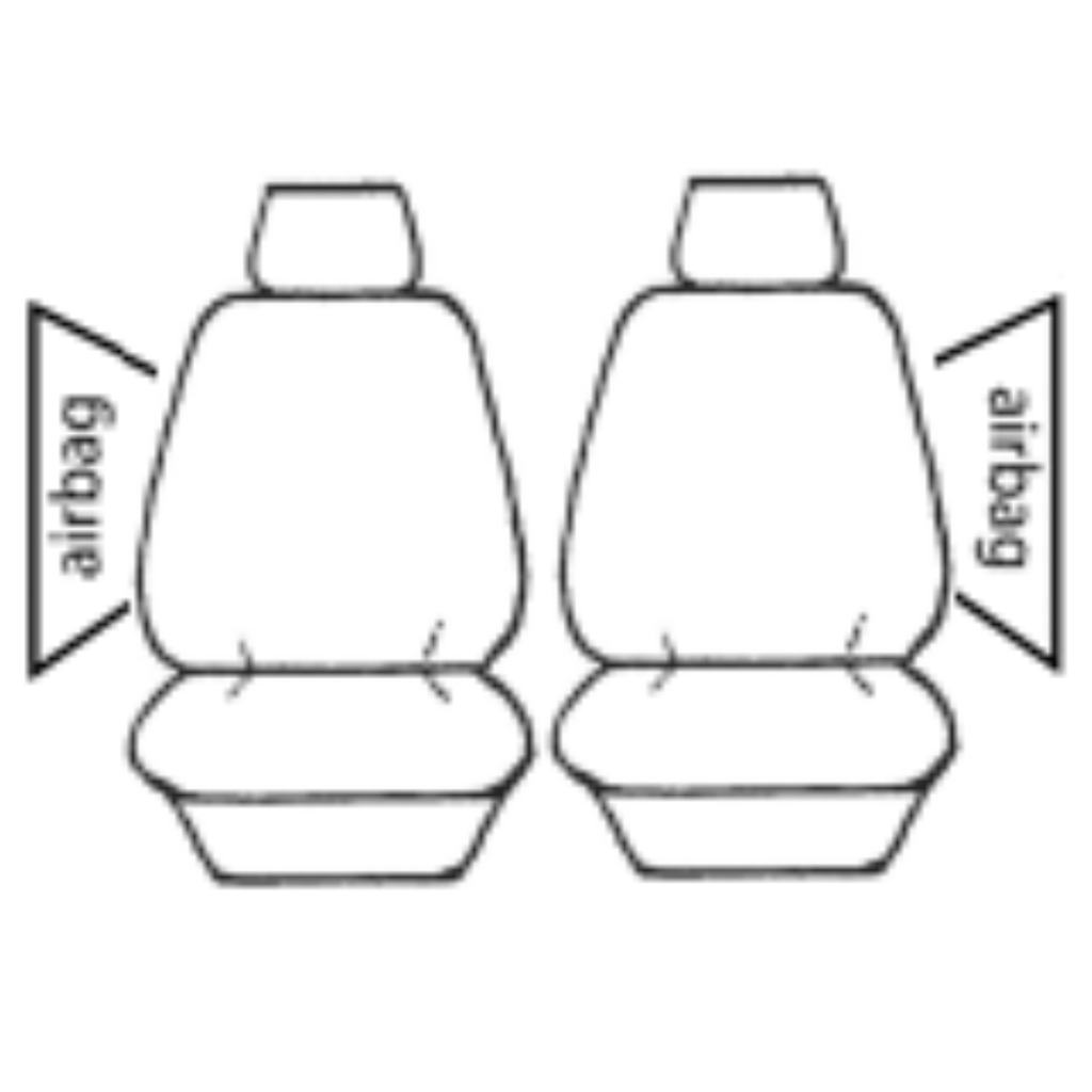 Neoprene Seat Covers for Ford Ranger Dual Cab PX (June 2015–Apr 2022) – Custom Fit Front & Rear Set