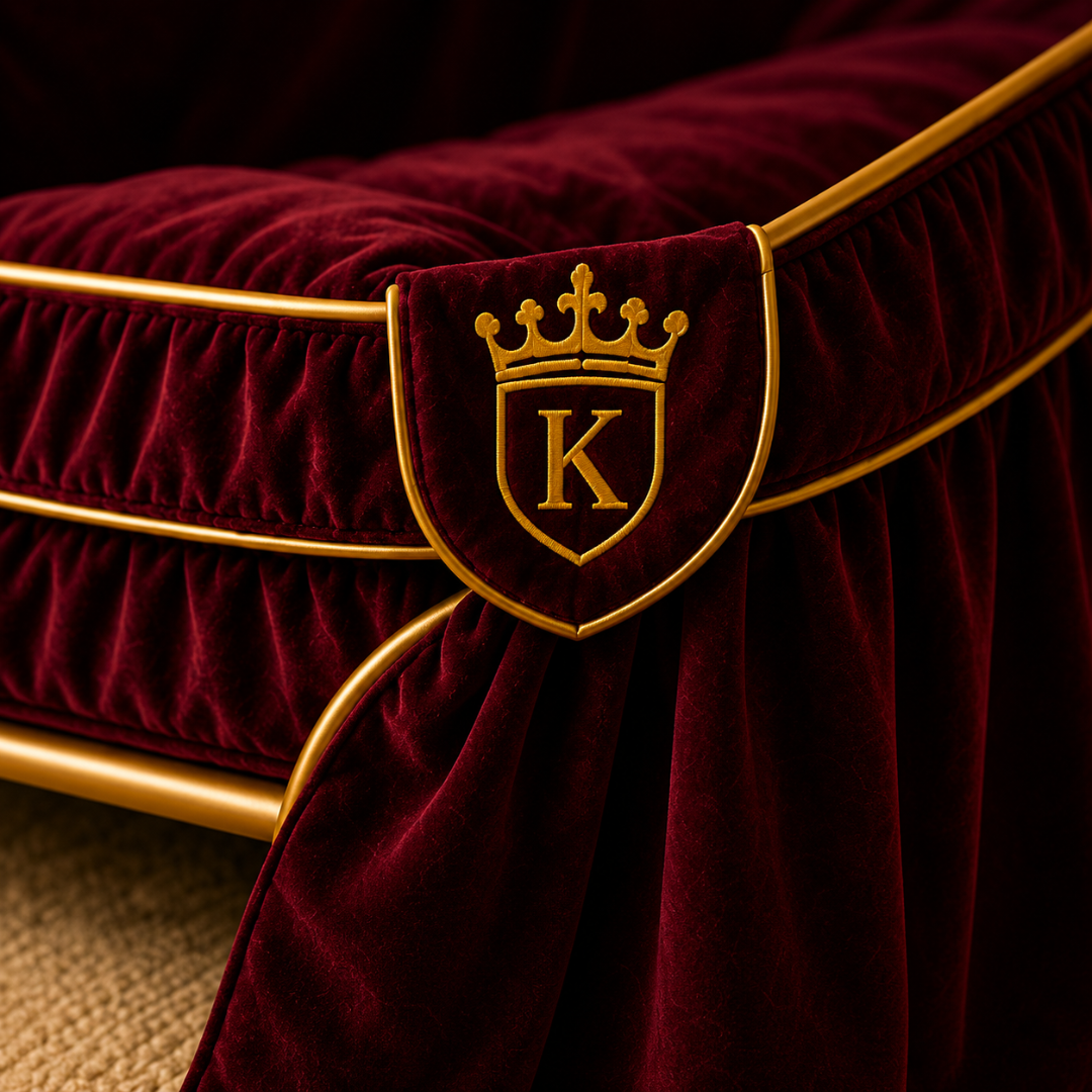 Luxury Royal Dog Bed Tent – Plush Large Pet Lounge Bed House