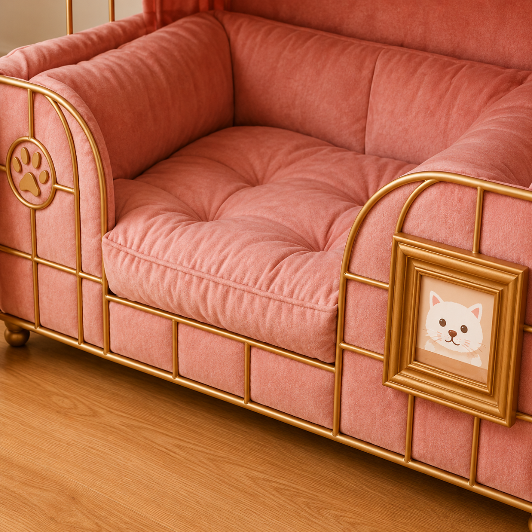 Luxury Royal Cat Bed Tent – Cozy Princess Style Cat Lounge House (Pre-Order)
