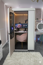 Soundproof Booth for Home & Office – HushPod™ Quiet Work & Recording Booth