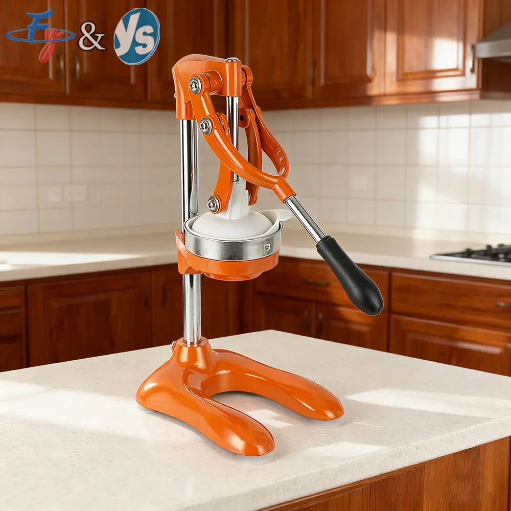 Manual Citrus Juicer Press – Heavy-Duty 304 Stainless Steel Hand Juicer Grab3