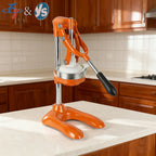 Manual Citrus Juicer Press – Heavy-Duty 304 Stainless Steel Hand Juicer Grab3