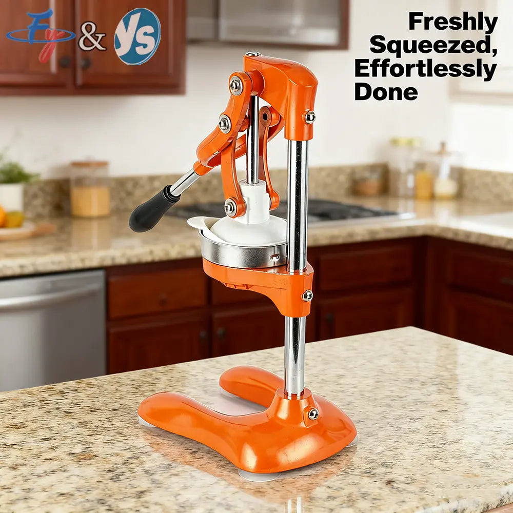 Manual Citrus Juicer Press – Heavy-Duty 304 Stainless Steel Hand Juicer Grab3