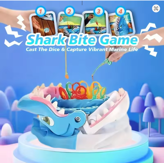 Catching Fish from Shark’s Mouth Game-Exciting Fast-Action Toy for Kids & Families