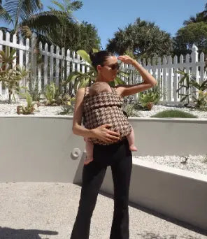 Ergonomic Baby Carrier for Newborns & Toddlers – Soft Adjustable Baby Sling Grab3