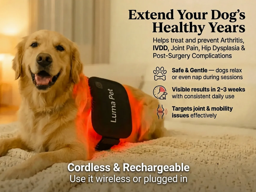 Red Light Therapy Pad for Pets – Safe, Non-Invasive Pain Relief for Dogs