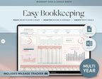 Small Business Bookkeeping Template | Excel Income & Expense Tracker Grab3