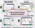 Small Business Bundle | Bookkeeping, Inventory & Order Tracking Templates Grab3