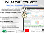 Small Business Bundle | Bookkeeping, Inventory & Order Tracking Templates Grab3
