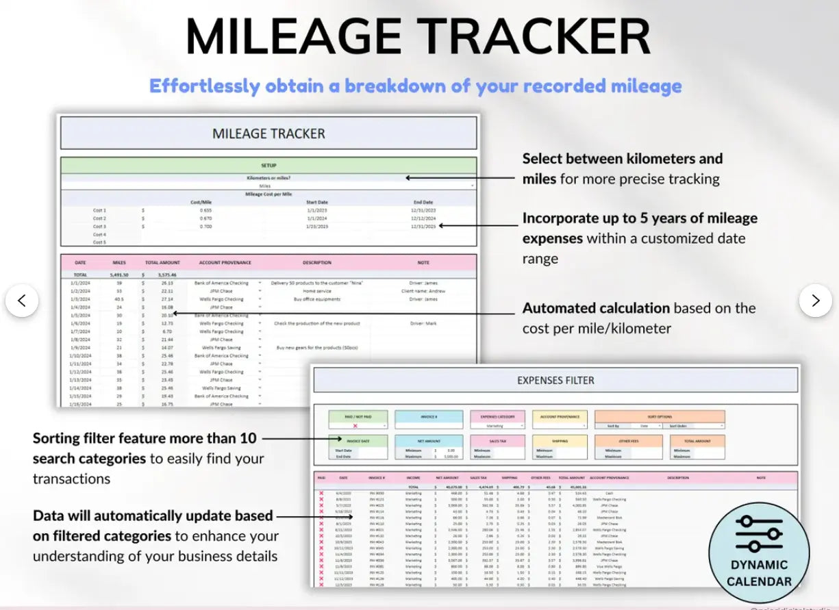 Small Business Bundle | Bookkeeping, Inventory & Order Tracking Templates Grab3