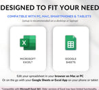Small Business Bundle | Bookkeeping, Inventory & Order Tracking Templates Grab3