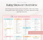 Digital Baby Shower Planner Google Sheet | Complete Event Planning Organizer Grab3