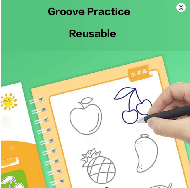 Magic Groove Drawing Book for Kids Ages 3–8