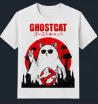 Japanese Streetwear Cat T-Shirt – Movie Parody Graphic Tees