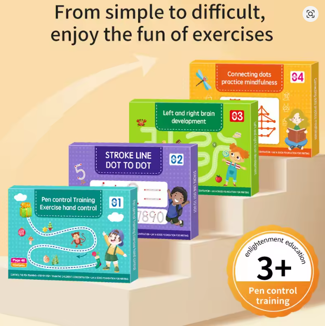 Magical Reusable Handwriting Practice Workbook for Kids