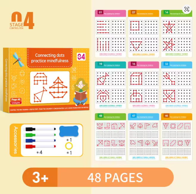 Magical Reusable Handwriting Practice Workbook for Kids