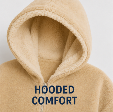 Ultra Warm Full-Length Fleece Zip Hoodie – Oversized Wearable Blanket Hoodie With Pockets (Pre-Order)