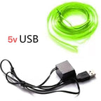 LED Car Interior Ambient Light Strip – USB Dashboard & Footwell Lighting Kit Grab3
