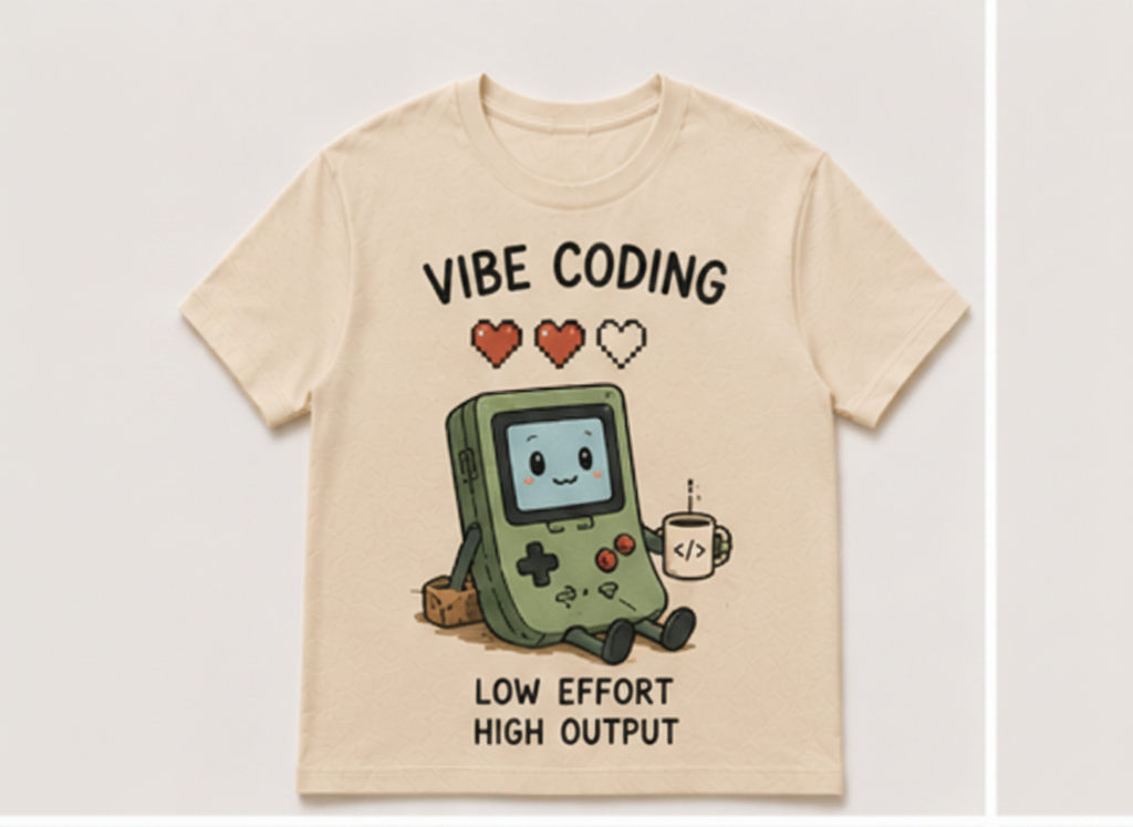 Vibe Coder & Vibe Coding Graphic T-Shirt