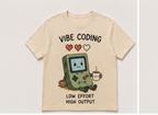 Vibe Coder & Vibe Coding Graphic T-Shirt