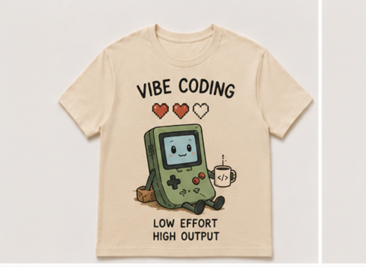 Vibe Coder & Vibe Coding Graphic T-Shirt