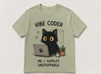 Vibe Coder & Vibe Coding Graphic T-Shirt