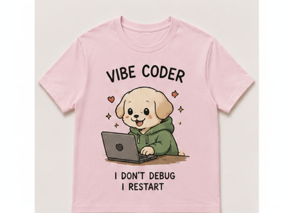 Vibe Coder & Vibe Coding Graphic T-Shirt