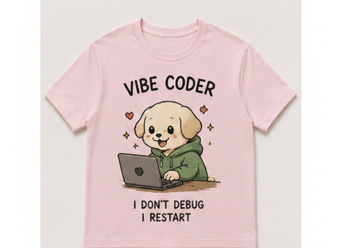 Vibe Coder & Vibe Coding Graphic T-Shirt