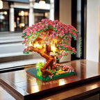 Sakura Cherry Blossom LED Treehouse – Mini Micro Block Night Light DIY Decor Gift Grab3