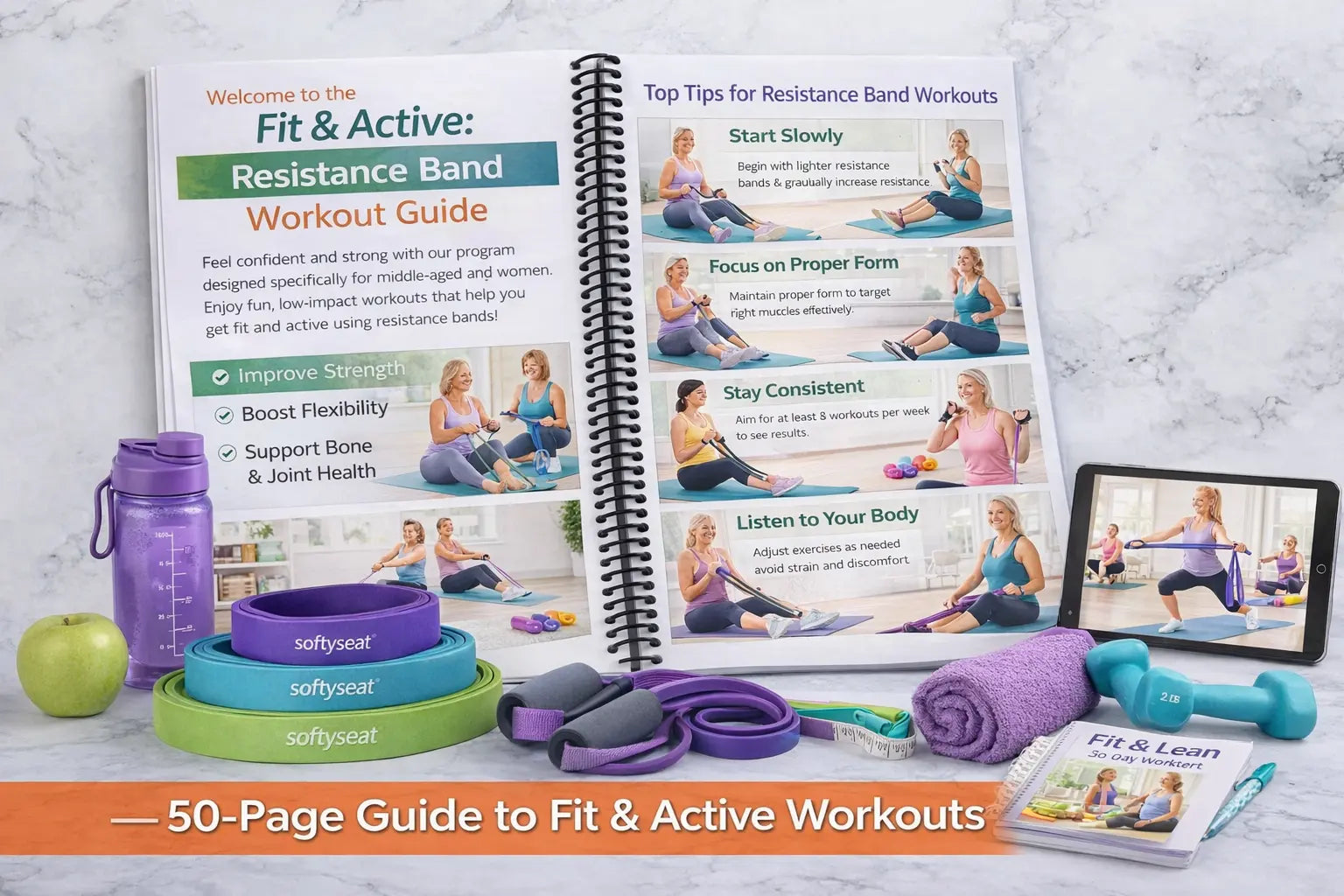 The 90 Day 'Look Good Feel Good' Band Workout System Grab3