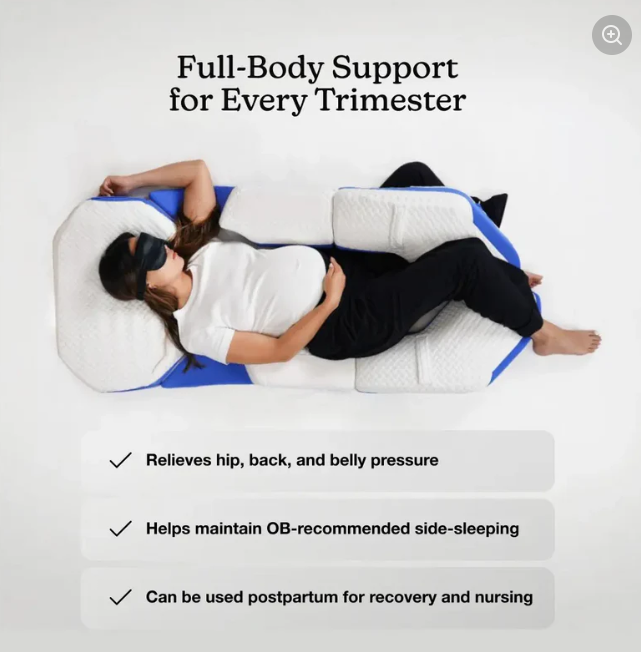 Full-Body Alignment Pillow System – Neck, Back, Hip & Knee Support (6-Piece Set)