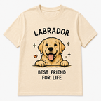 Funny Labrador Retriever Illustrated Graphic Tees