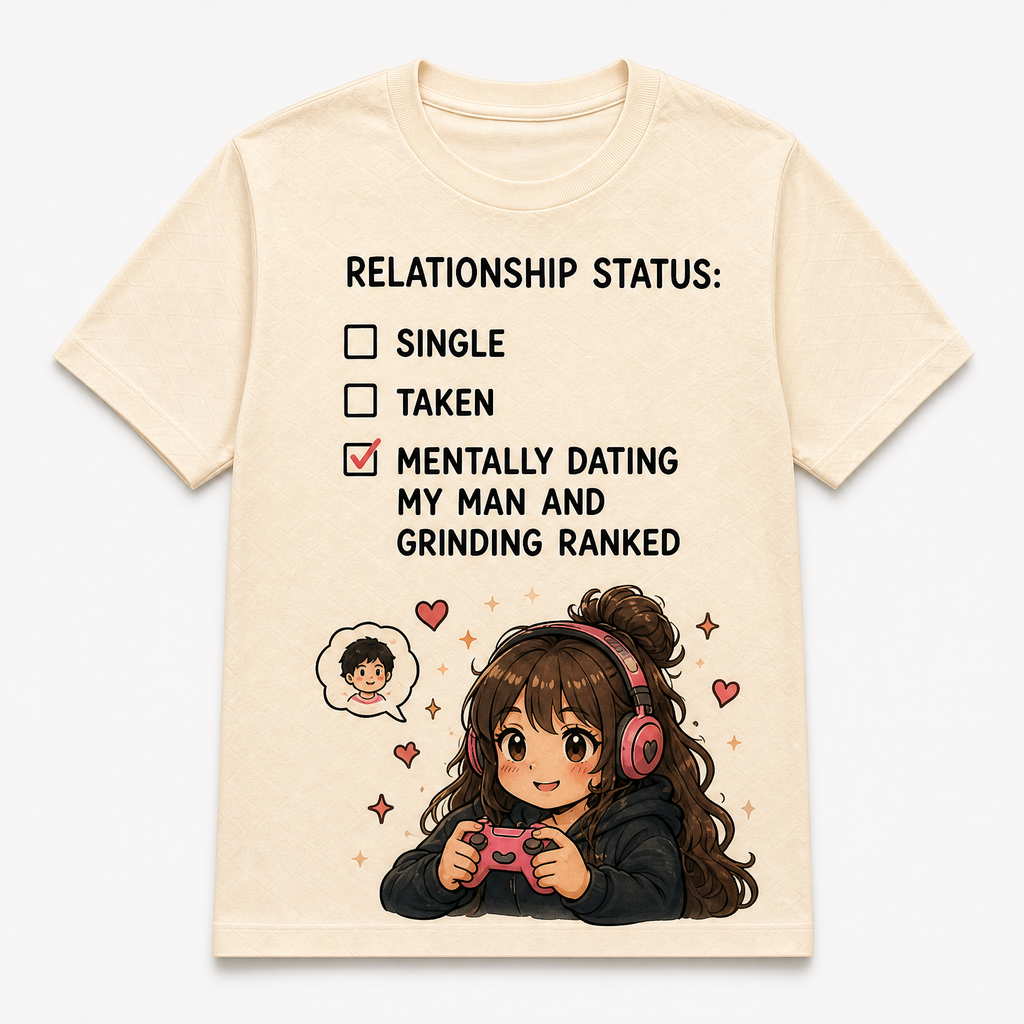 Cute Gamer Girl Anime T-Shirt Collection