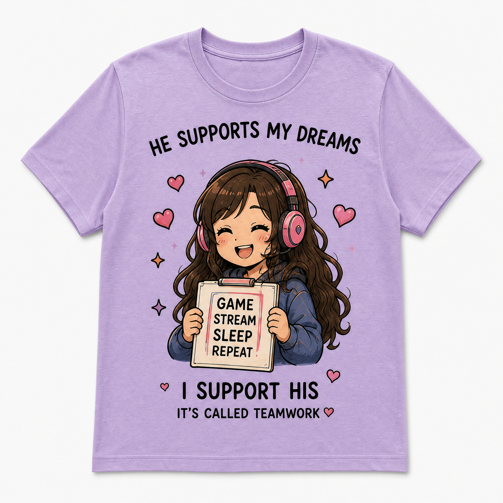 Cute Gamer Girl Anime T-Shirt Collection