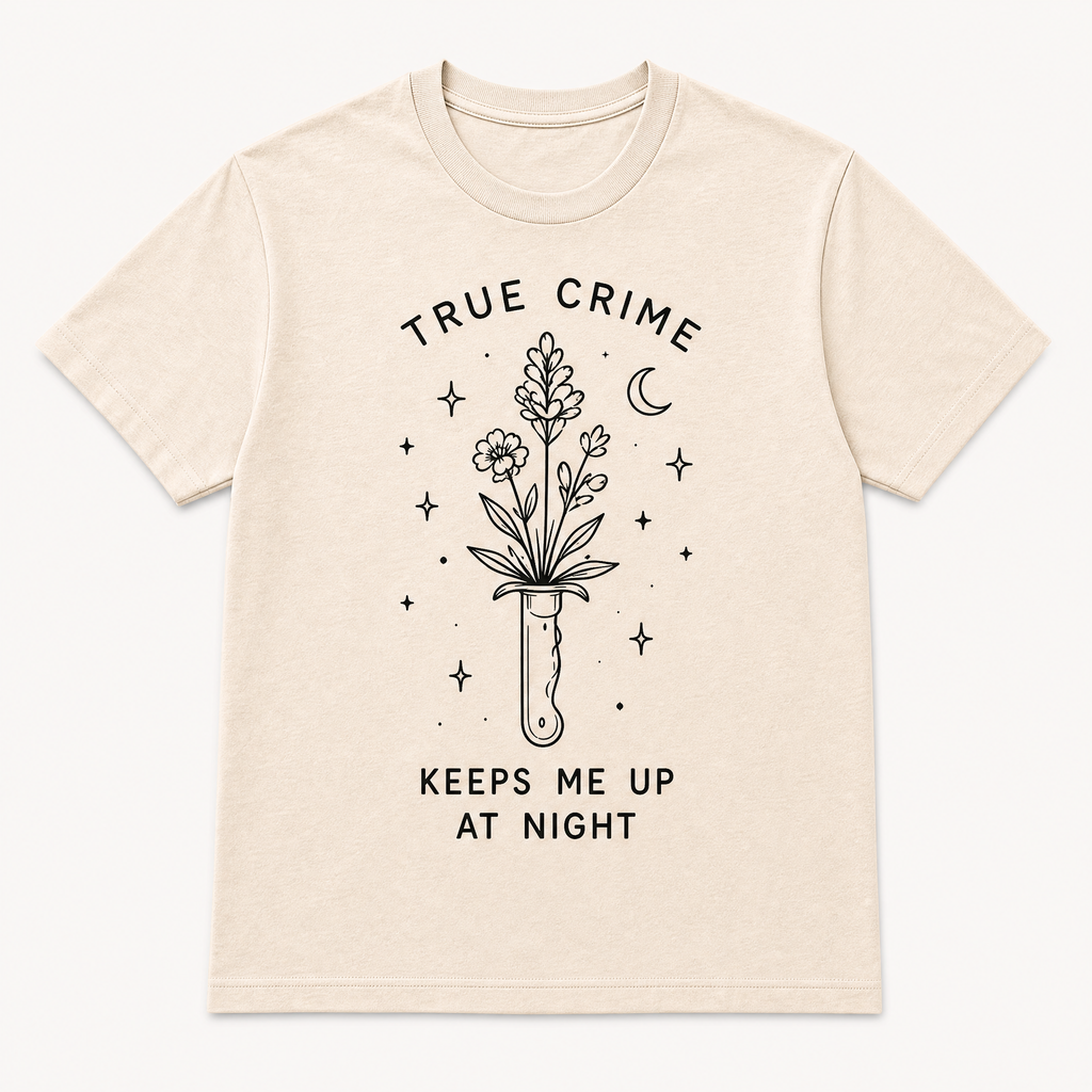 The Ultimate True Crime Aesthetic Graphic Tee Collection