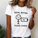 Minimalist Graphic T-Shirts – Funny Mood & Introvert Slogan Tees