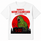 Funny Parrot Graphic T-Shirts | Retro Style Bird Lover Tees