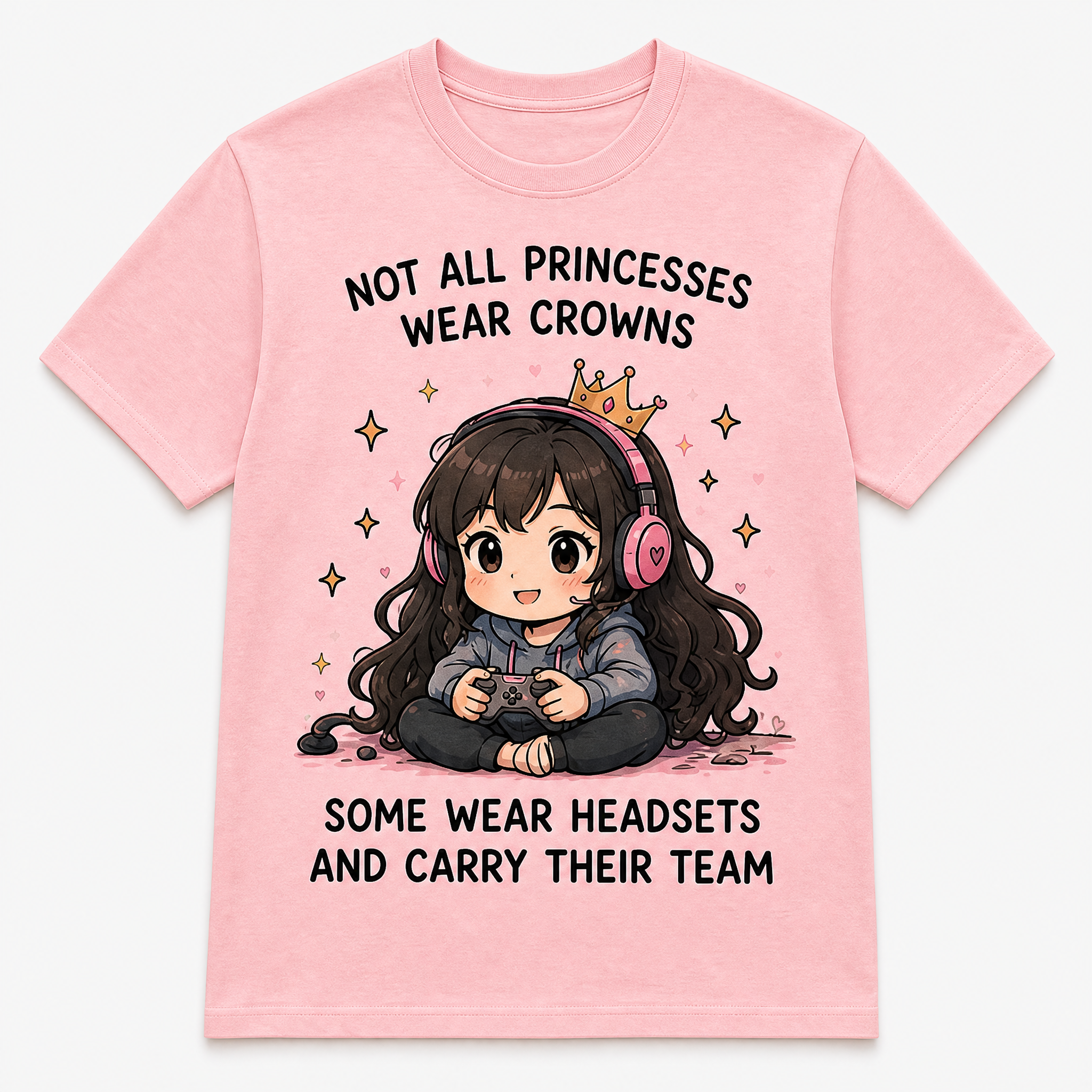 Cute Gamer Girl Anime T-Shirt Collection