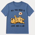 Funny Labrador Retriever Illustrated Graphic Tees