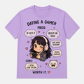 Funny Matching Gaming Graphic Tees for Couples & Girlfriends