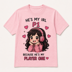 Funny Matching Gaming Graphic Tees for Couples & Girlfriends