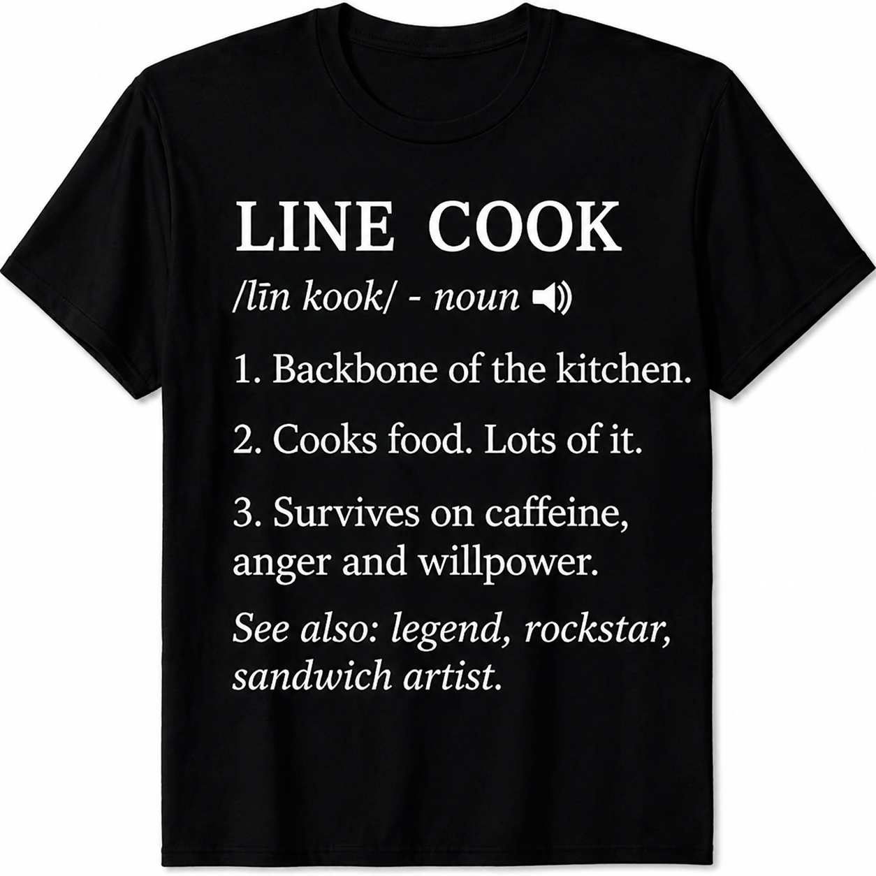 Line Cook - Chef Shirt