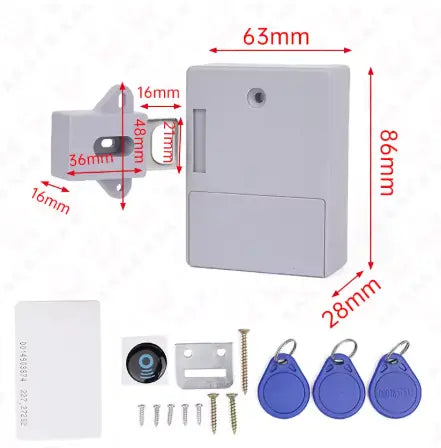 Invisible RFID Cabinet Lock – Keyless Hidden Drawer & Child Safety Lock Grab3