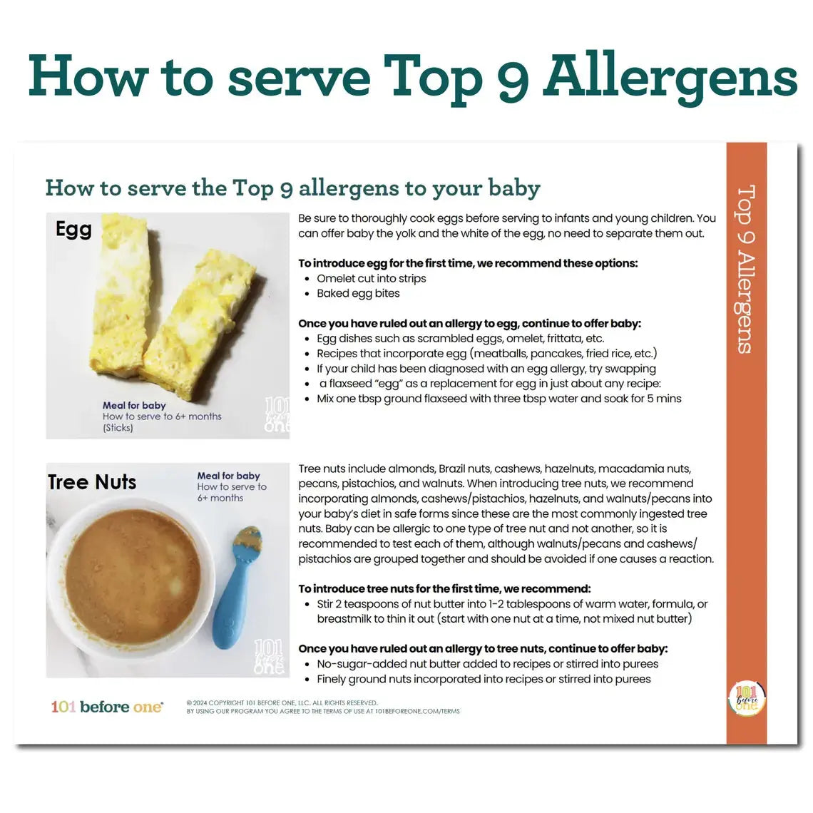 Baby's First 101 Foods Guide + Checklist (Digital PDF Guide) Grab3