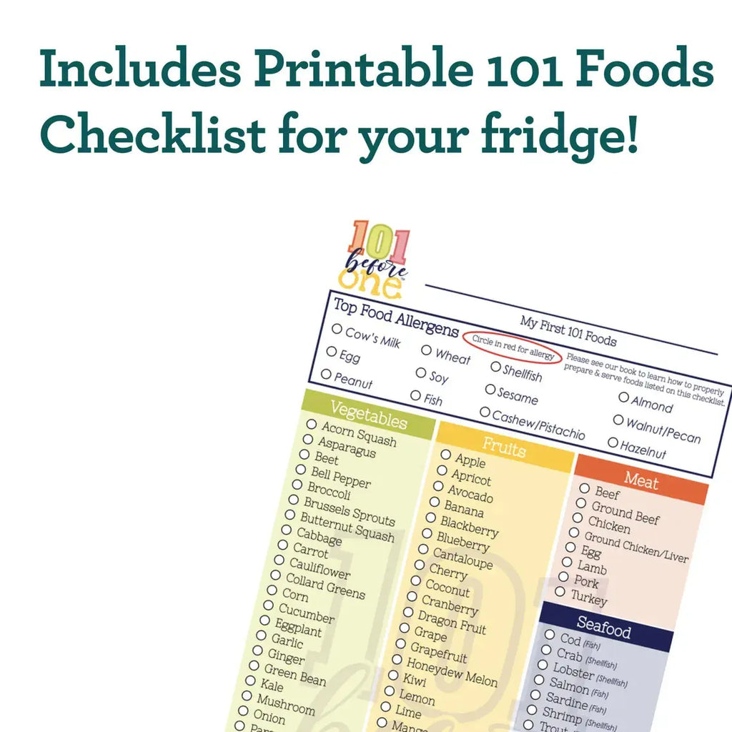 Baby's First 101 Foods Guide + Checklist (Digital PDF Guide) Grab3