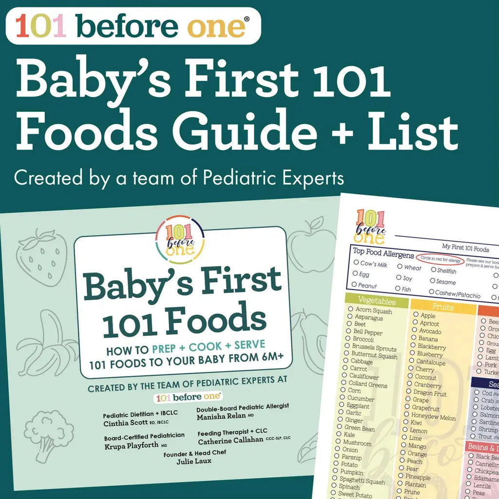 Baby's First 101 Foods Guide + Checklist (Digital PDF Guide) Grab3