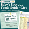 Baby's First 101 Foods Guide + Checklist (Digital PDF Guide) Grab3
