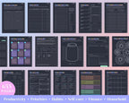 2026 ADHD Digital Planner (Dark Rainbow) | Self-Care & Productivity for iPad & Android Grab3