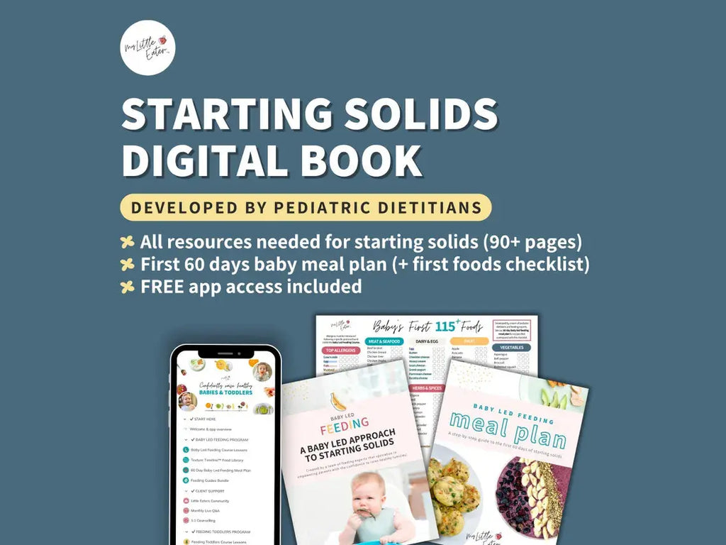 Baby Food Meal Plan & First Foods Guide (Digital Download) Grab3